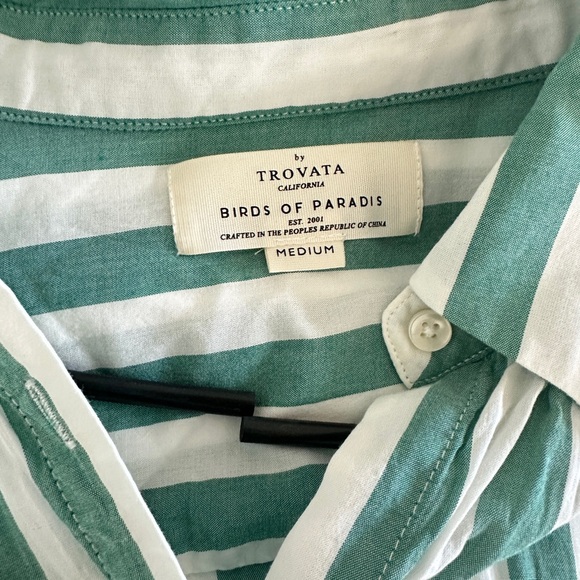 Trovata Blake oversized shirt - arbor stripe - medium - Picture 5 of 8